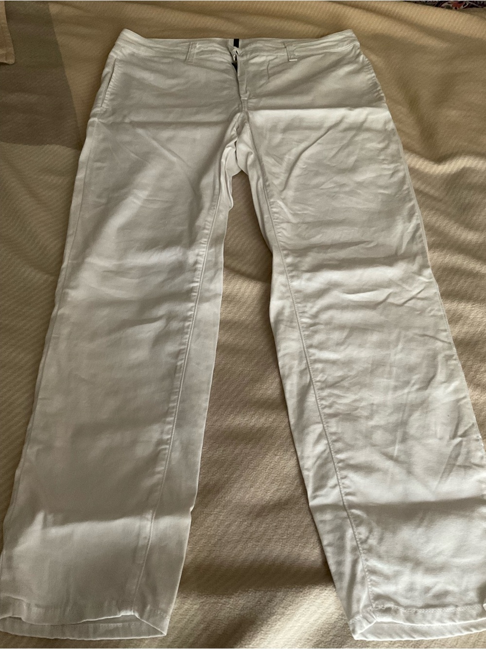 ASKK NY White Straight-Leg Pants